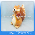 2016 decorative candle holder,ceramic squirrel candle holder